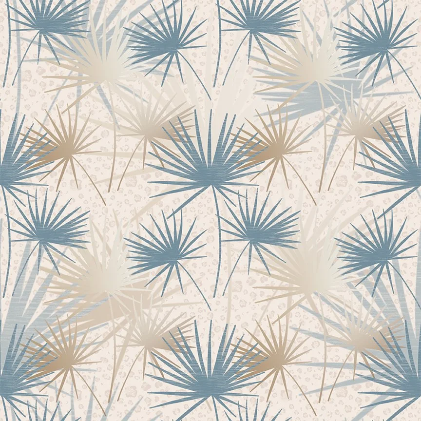 Oasis of Palms Large Linen — SFA25A136