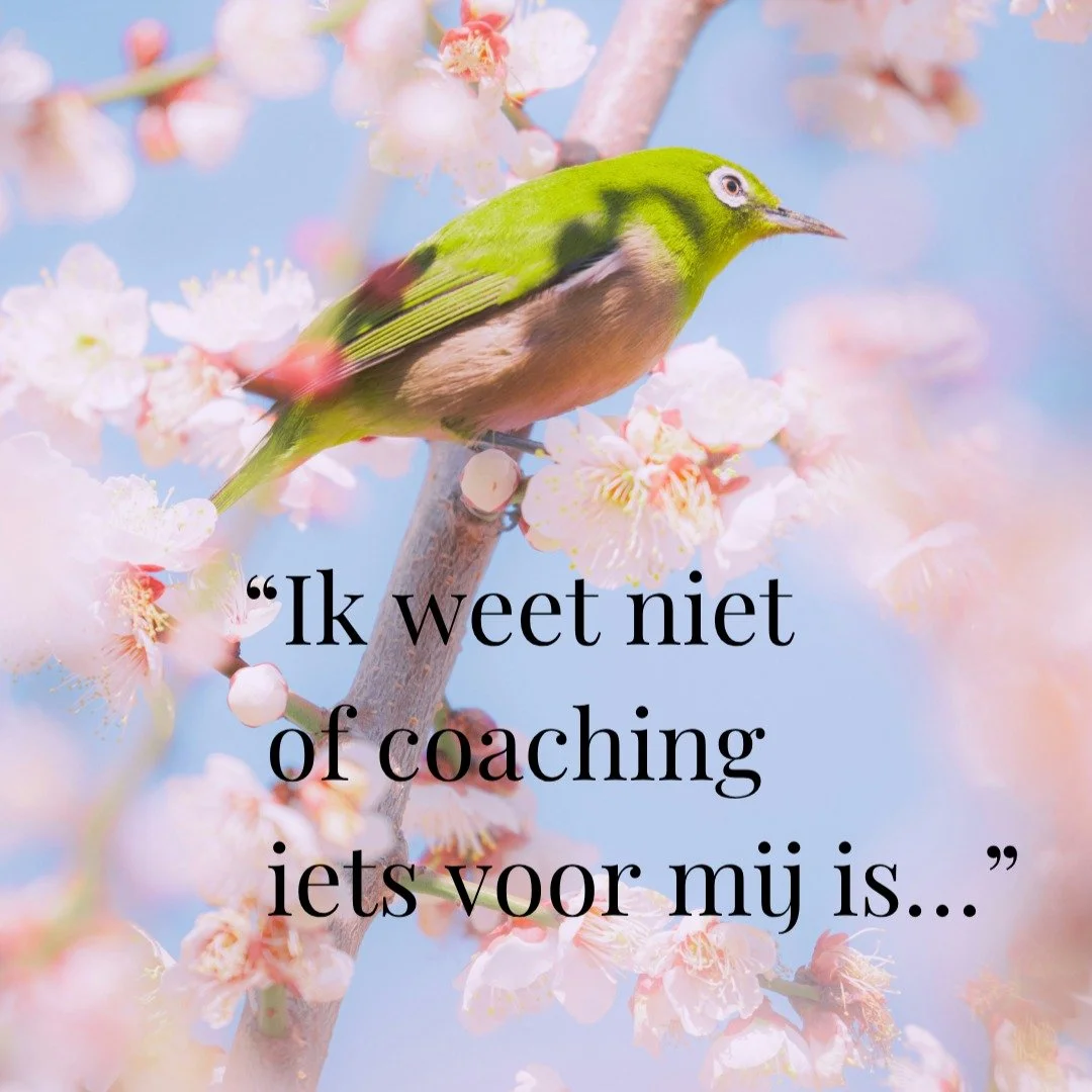 &ldquo;Ik weet niet of coaching wel iets 
voor mij is&hellip;&rdquo;

Dat hoor ik vaak.

Niet omdat vrouwen het niet willen.
Maar omdat ze twijfelen.

💭 Is het wel &ldquo;erg genoeg&rdquo; bij mij?
💭 Ligt het niet gewoon aan mezelf?
💭 Moet ik dit 