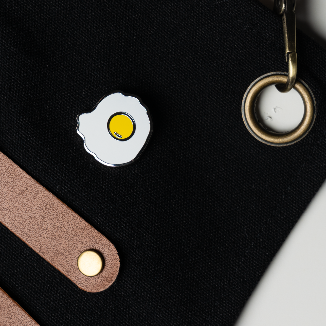 Studio Handog Fried Egg Enamel Pin sample.png