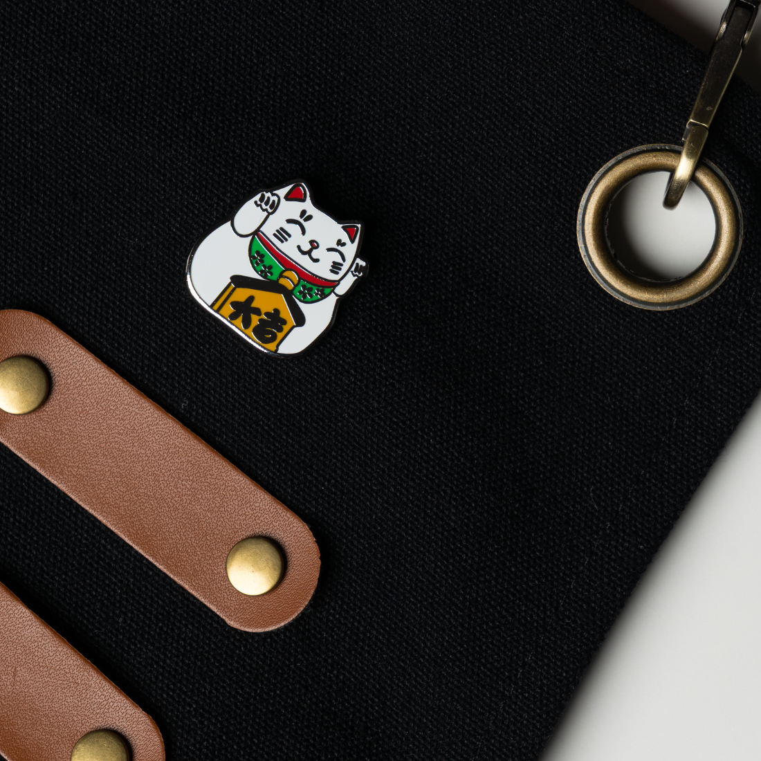 Studio Handog Lucky Cat Enamel Pin sample.png
