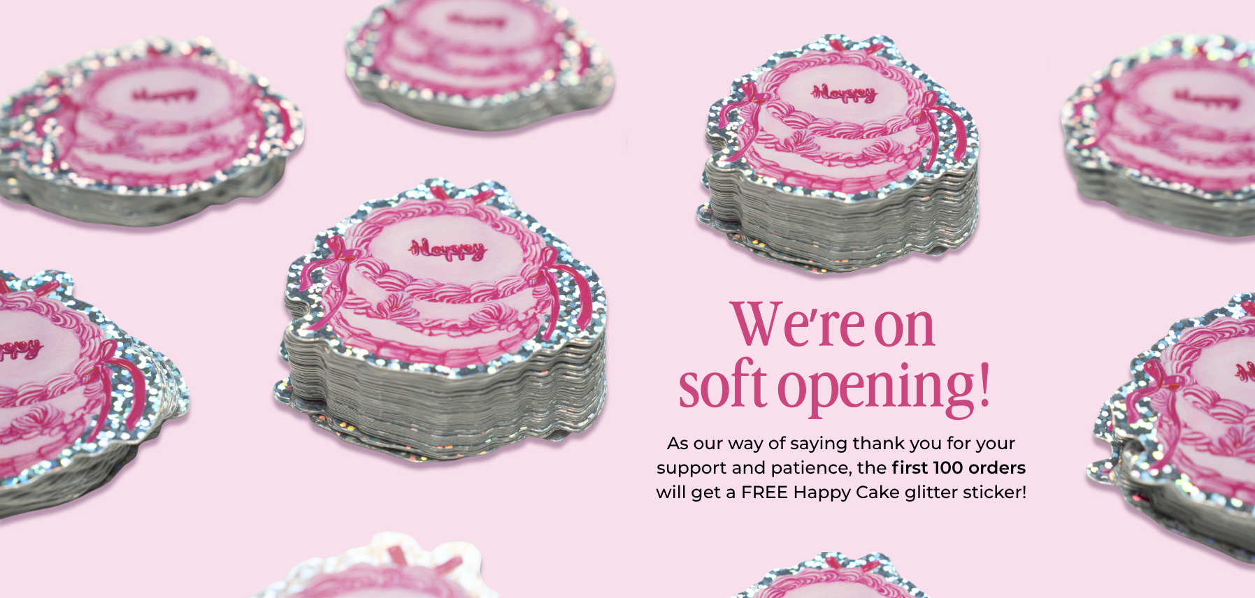Free Happy Cake sticker.png