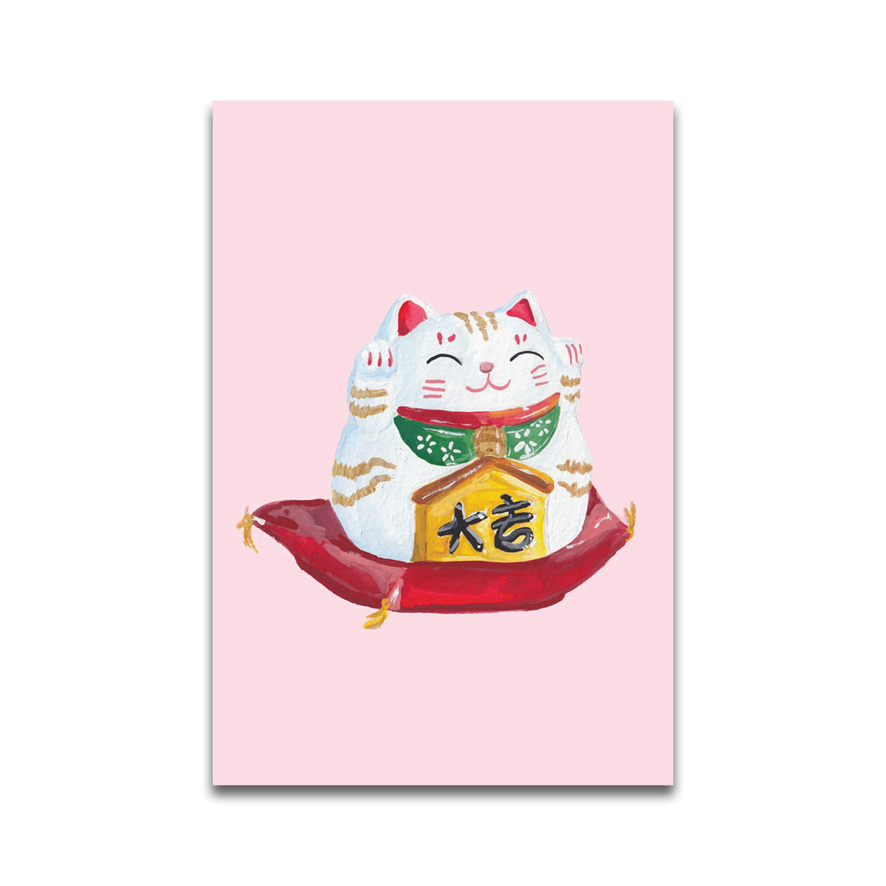 Lucky Cat Postcard