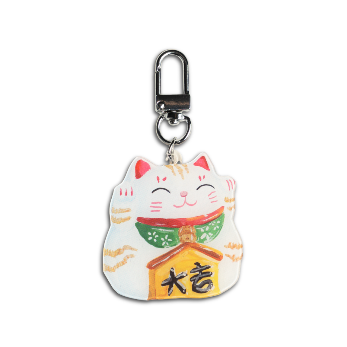 Lucky Cat Acrylic Keychain