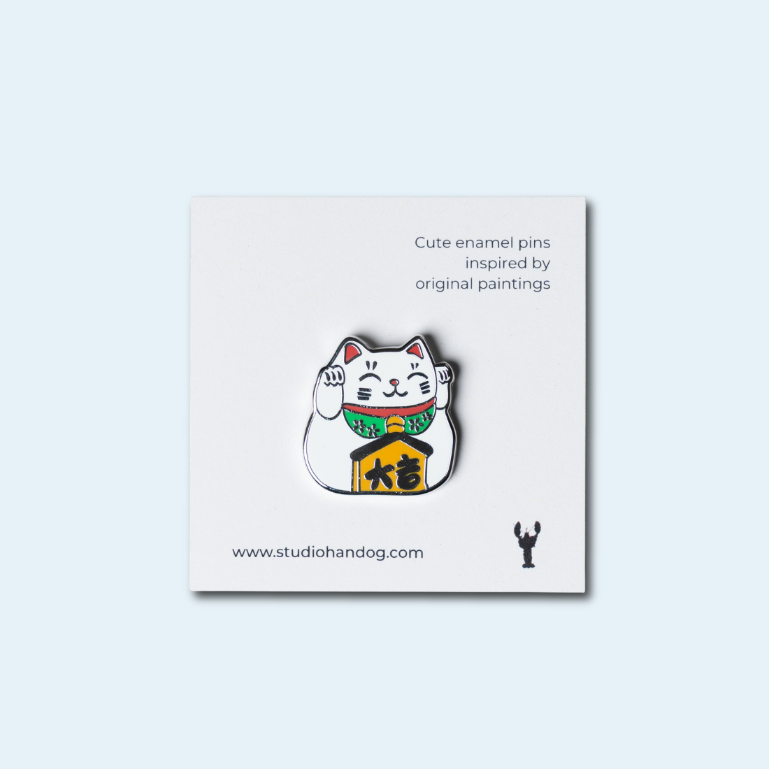 Studio Handog Lucky Enamel Pin with backing.png