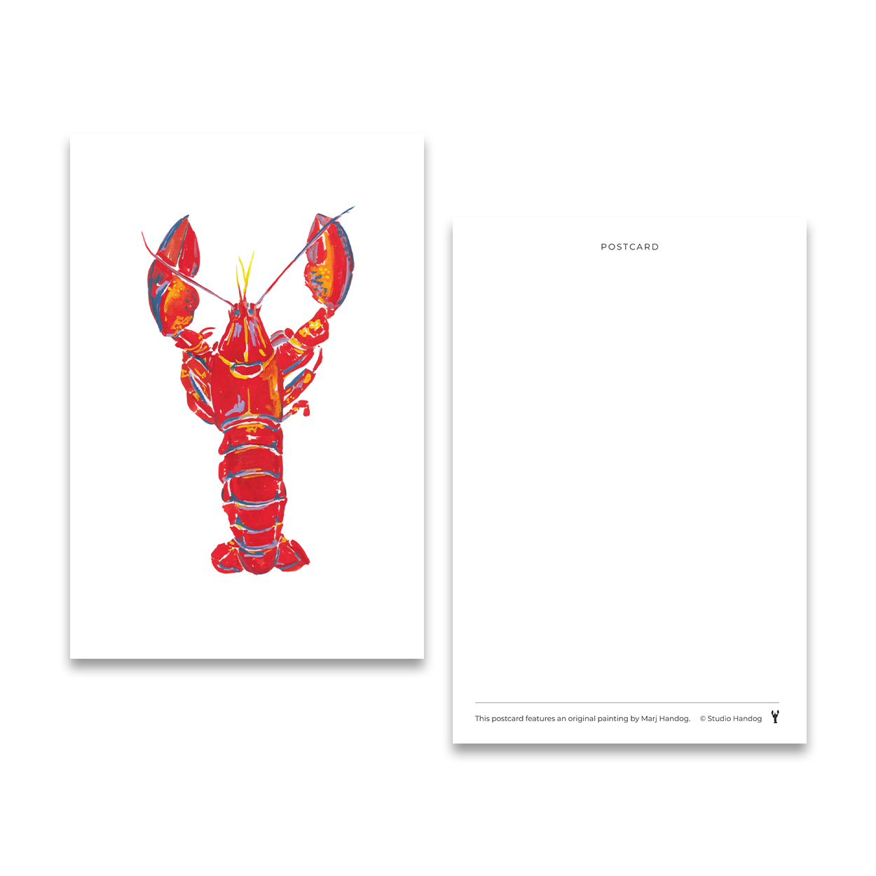 Studio Handog Lobster Postcard with Back Side.png