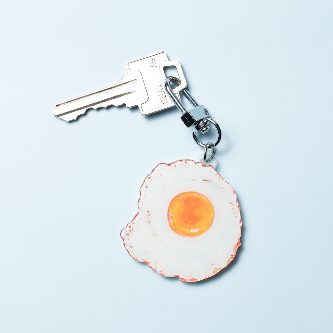 Studio Handog Fried Egg Acrylic Keychain Sample.png