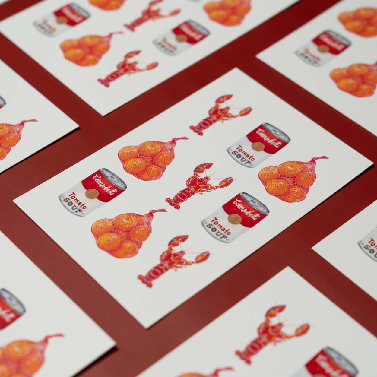 Studio Handog Lobster Orange Soup Can Postcard Flatlay.jpg