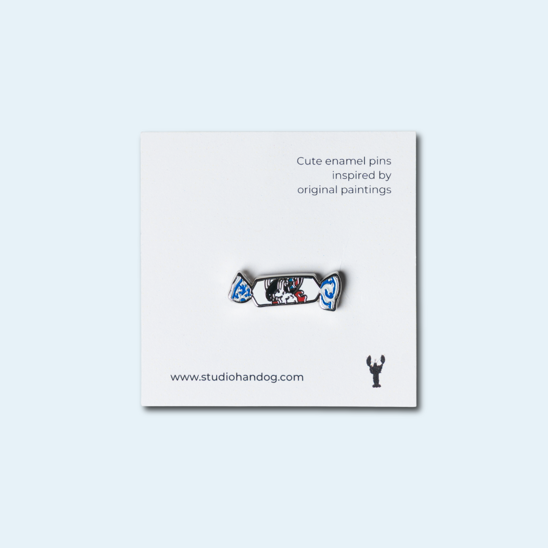 Studio Handog White Rabbit Enamel Pin with backing.png