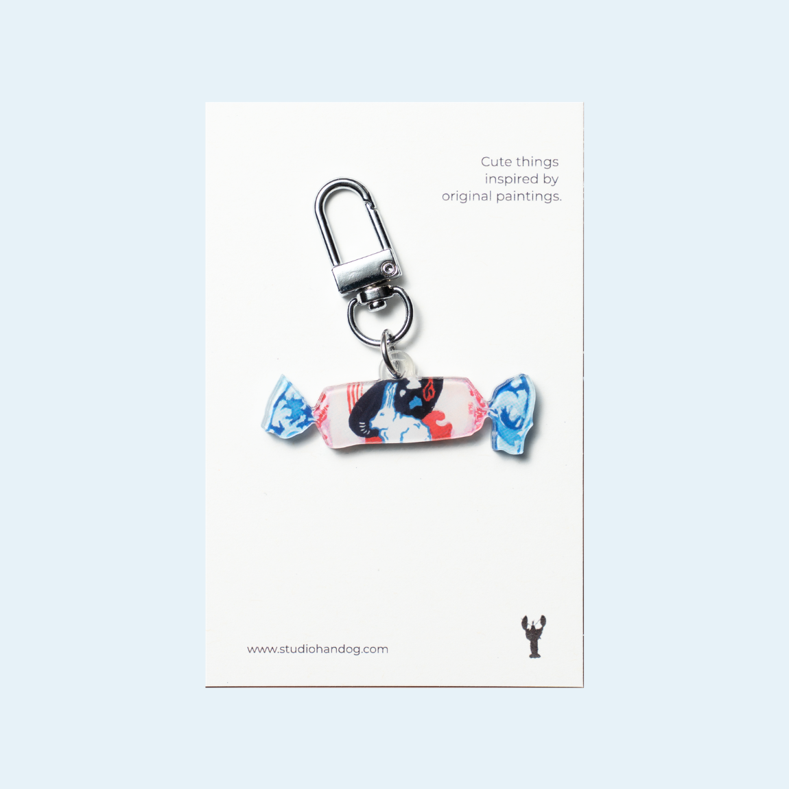 Studio Handog White Rabbit Acrylic Keychain with backing.png