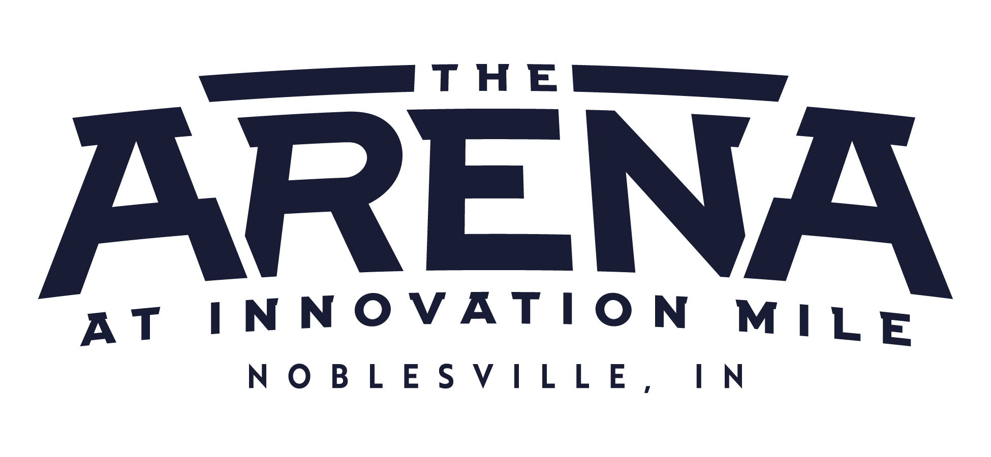 Logo for The Arena at Innovation Mile in Noblesville, Indiana.