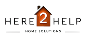 Logo with a house icon and the words 'Home Solutions' and 'Help 2' in stylized text.