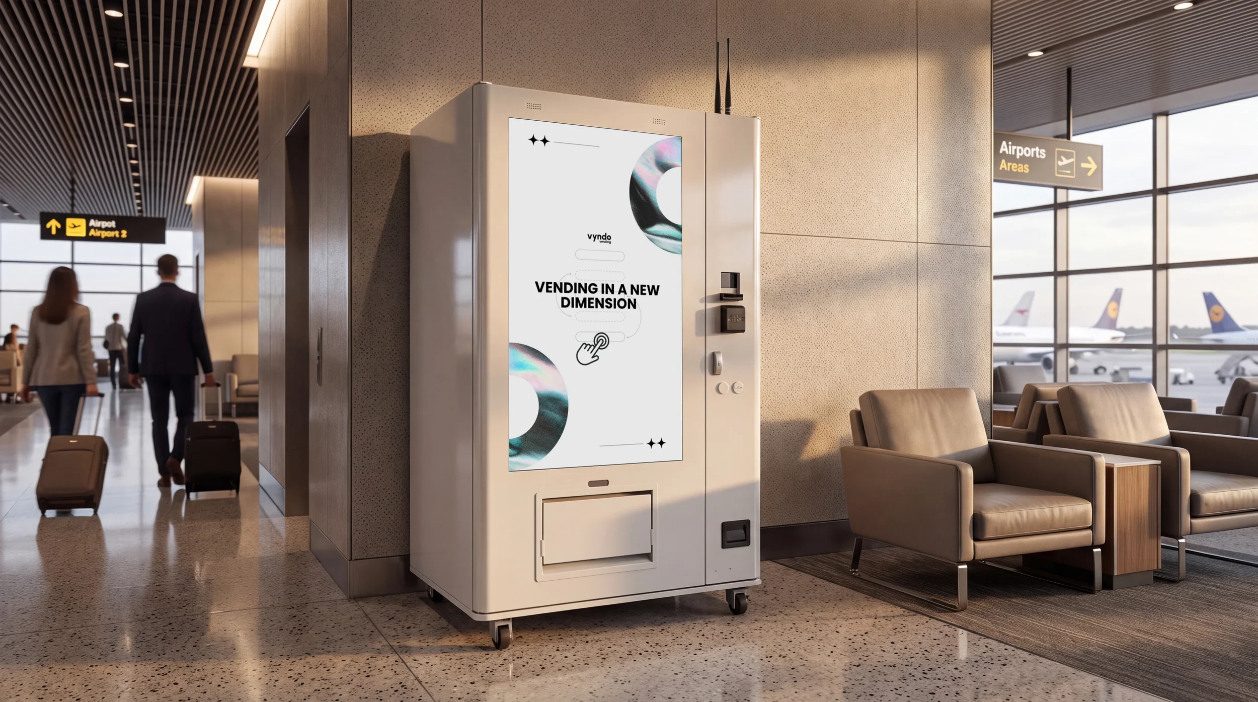 vending machine at the airport