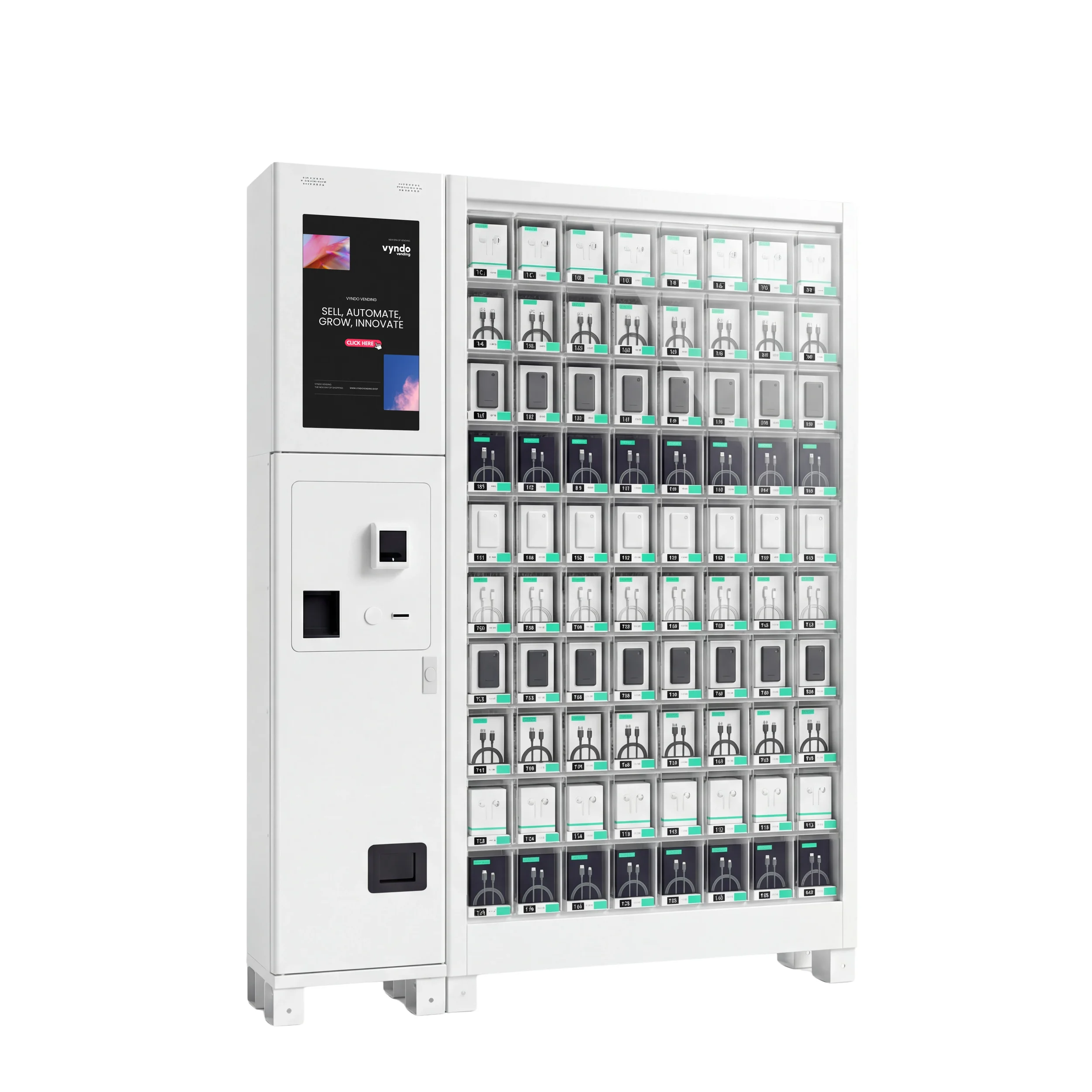 vyndo vending Locker Grid