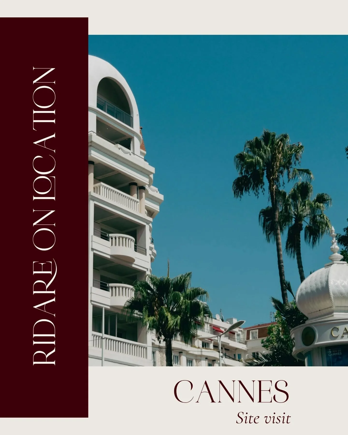 Looking forward to being back in Cannes later this year ❤️a few thoughts from our recent whistle stop trip!