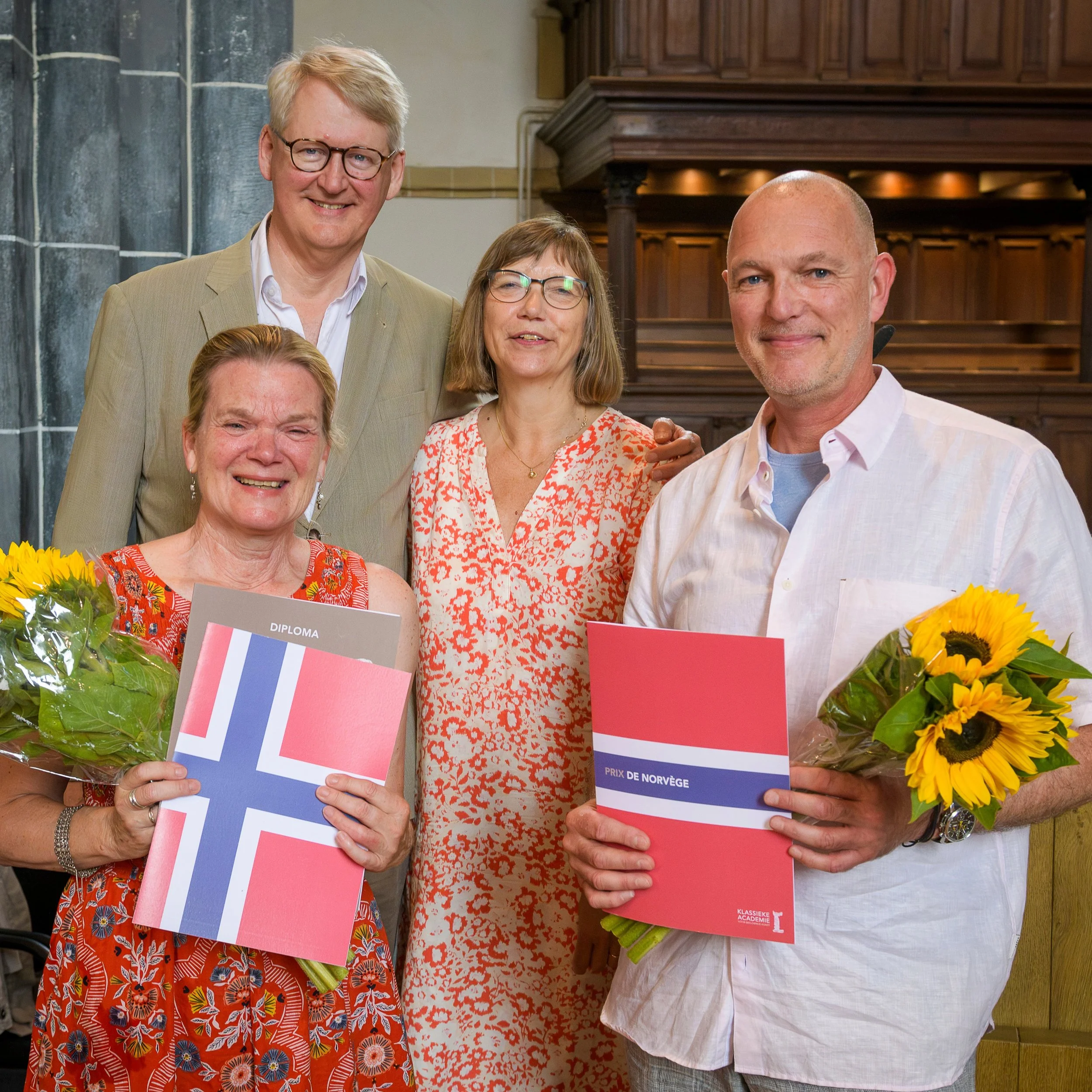 Jolanda Warners en Fred Morssink winnen Prix de Norv&egrave;ge 2026!

Bij de diplomering van de eindexamenstudenten in de Martinikerk worden ook de winnaars van de Prix de Norv&egrave;ge bekendgemaakt door de initiator van de prijs, Egbert Pijfers. 
