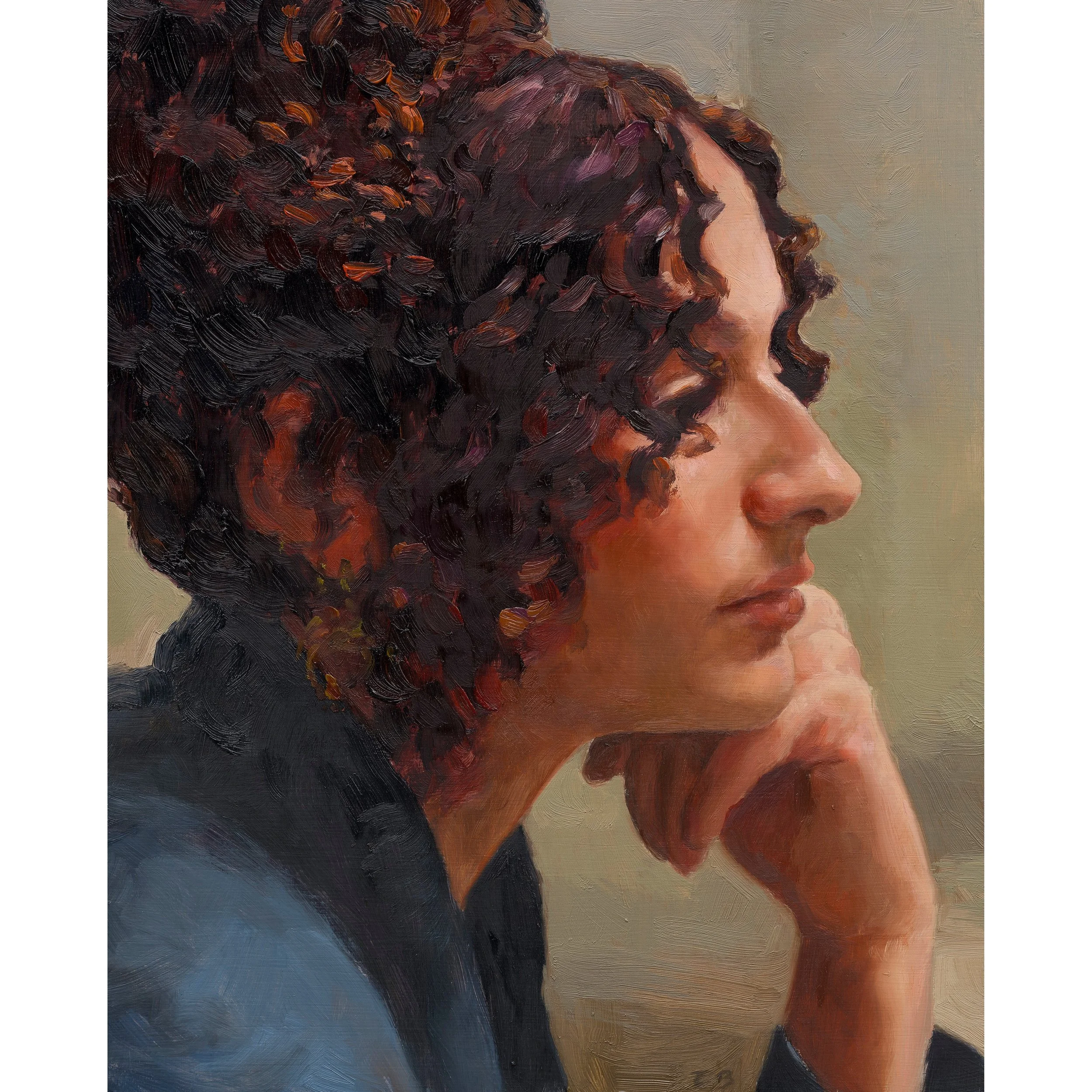 DE KLASSIEKE ACADEMIE PRESENTEERT: eindexamenstudent Emme Berkelaar

Emme Berkelaar (2002) is opgegroeid in Utrecht en woont sinds een aantal jaar in het noorden van het land. Met een natuurlijk talent en liefde voor de klassieke figuratieve kunst ko