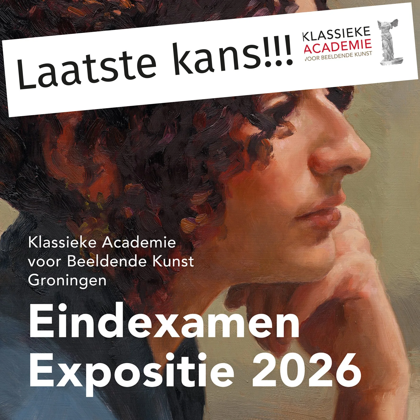 LET OP!!! Als je nog niet geweest bent: de eindexamenexpositie is nog t/m aanstaande zondag te bekijken in Kunstlievend Genootschap Pictura, St Walburgstraat 1 in Groningen. Open: vandaag t/m zondag, 13.00-17.00 uur.#klassiekeacademie #groningen #exp