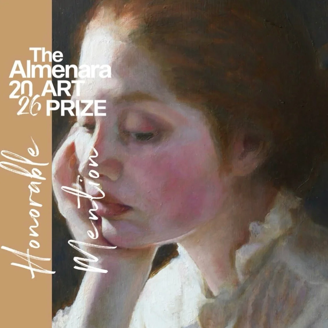 De Klassieke Academie feliciteert Masterstudent Beau Niedt! Zij heeft een eervolle vermelding gekregen voor haar zelfportret bij de prestigieuze Almenara 2026 Art Prize.#klassiekeacademie 

#beauniedt #almenaracollection #zelfportret
