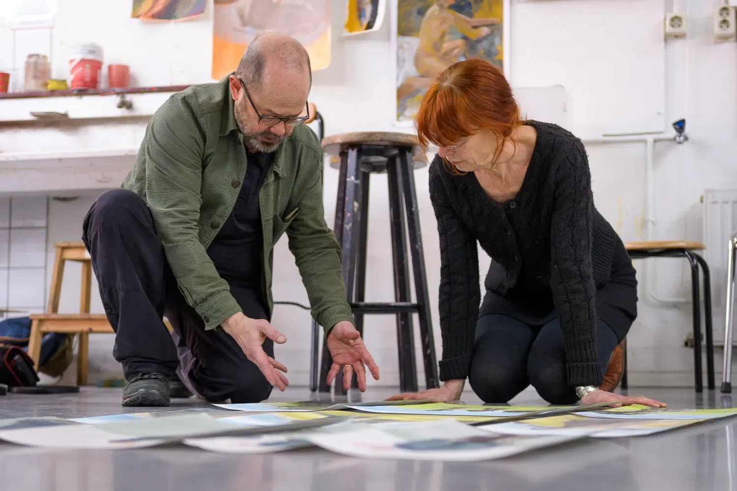docent masterscholing 2 bespreekt werk samen met student