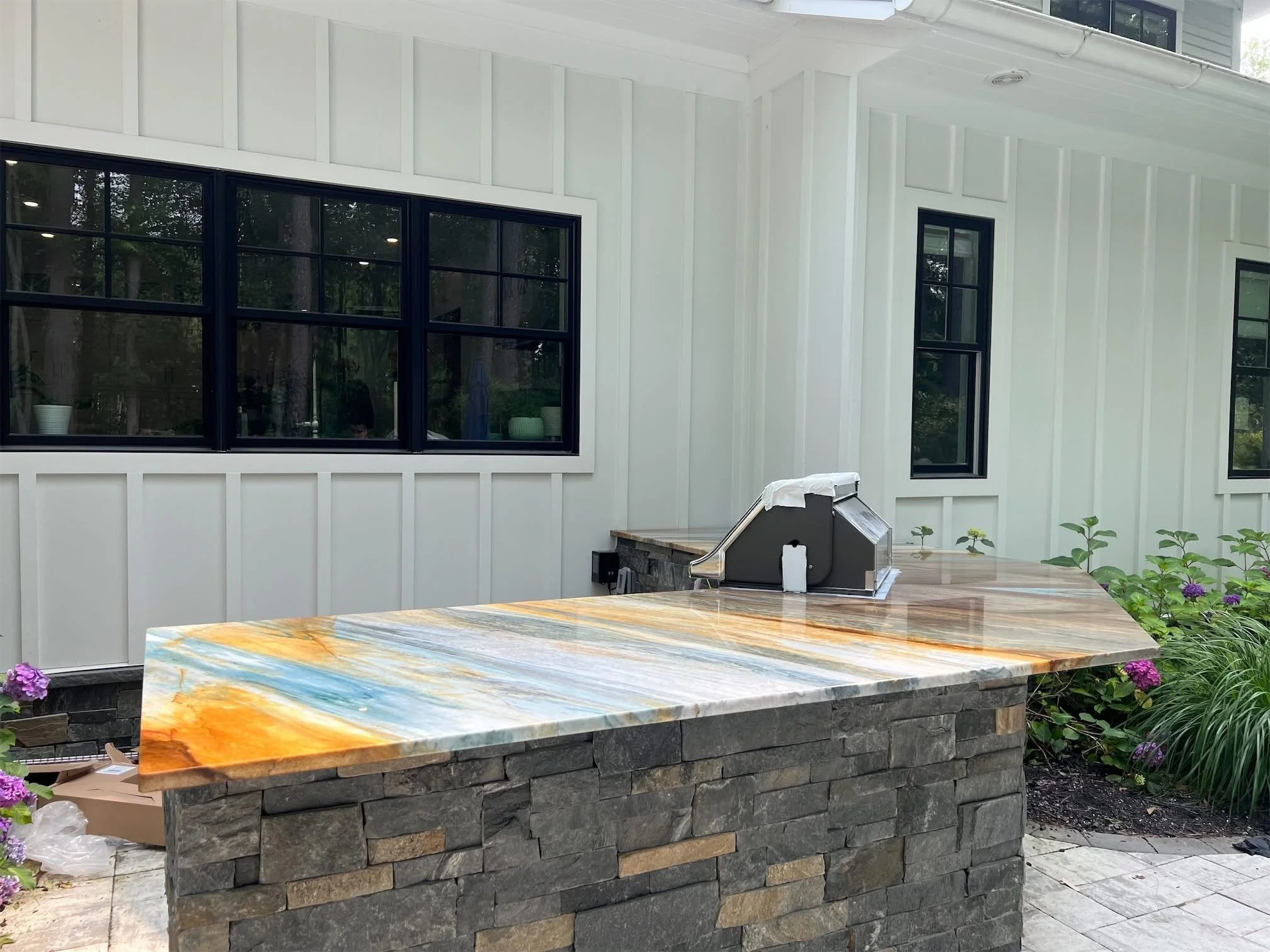 Best Countertops for Outdoor Kitchens: What Actually Holds Up in Delaware Weather