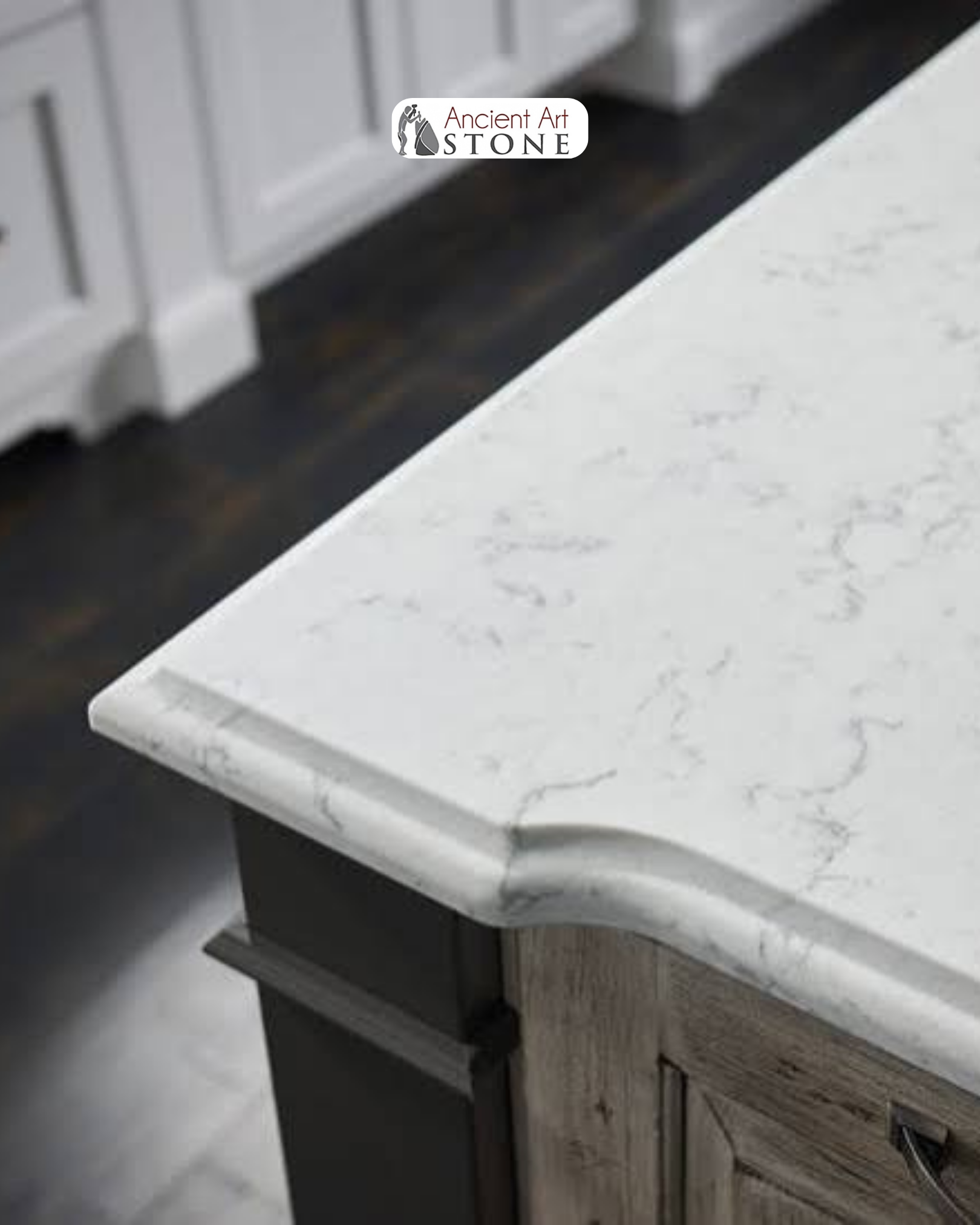 The ogee edge is a more decorative profile featuring an elegant S-shaped curve. This style is often used in traditional or luxury kitchens where a more detailed and classic appearance is desired.