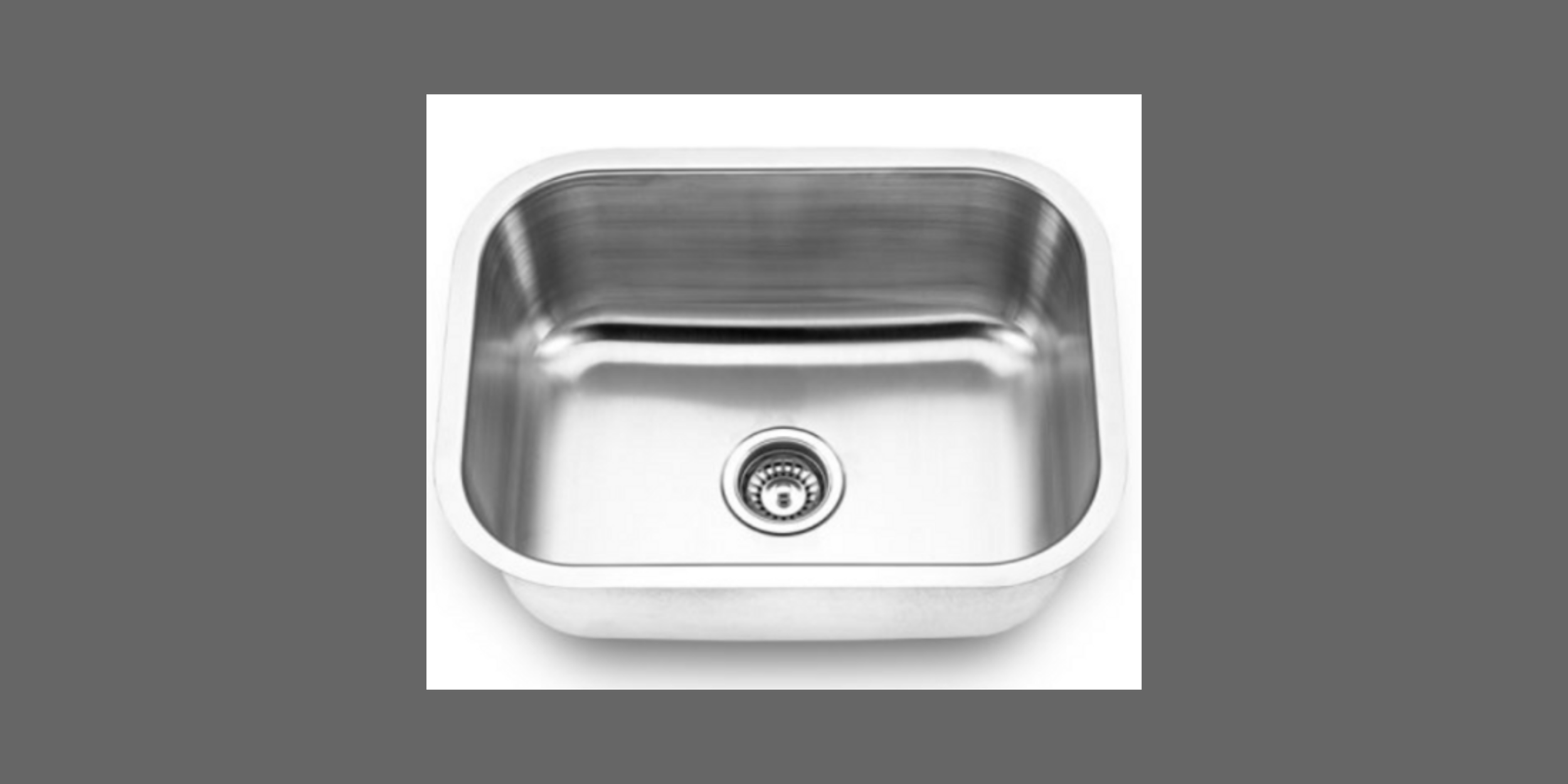 Crescent stainless steel 27x17 single bowl