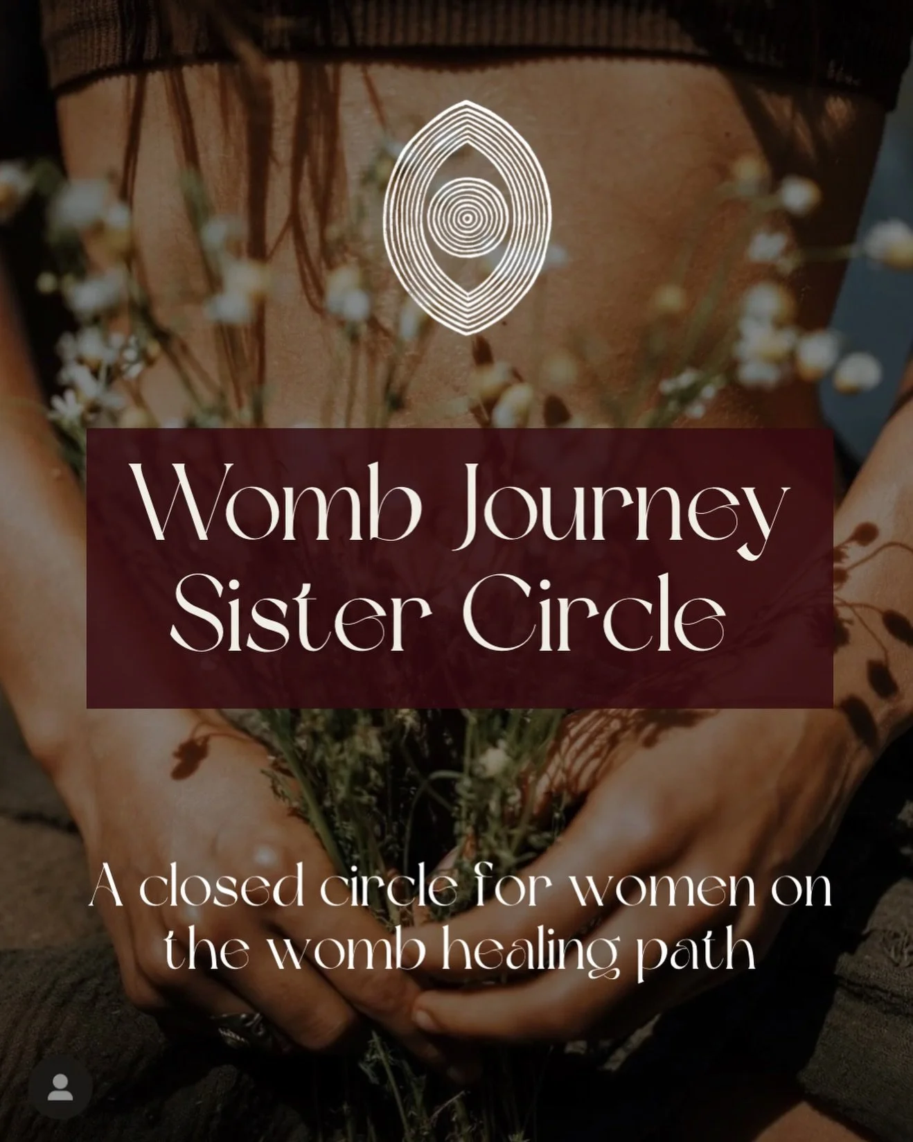 A closed circle for the women on the womb healing journey with me 🌹

This is a space for these women to come together once a month to deepen the connection to their womb and explore elemental alchemy, with a sisterhood&hellip; women who will be able