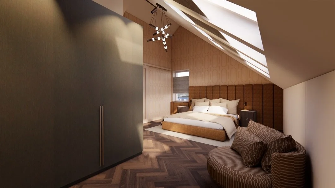 Van zolder naar droomplek ✨

Voor deze nieuwbouwwoning in Oostvoorne mochten wij eerder al de begane grond ontwerpen. Nu hebben we de zolderverdieping omgetoverd tot een luxe master bedroom met badkamer en suite.

Een warm en verfijnd interieur waar 