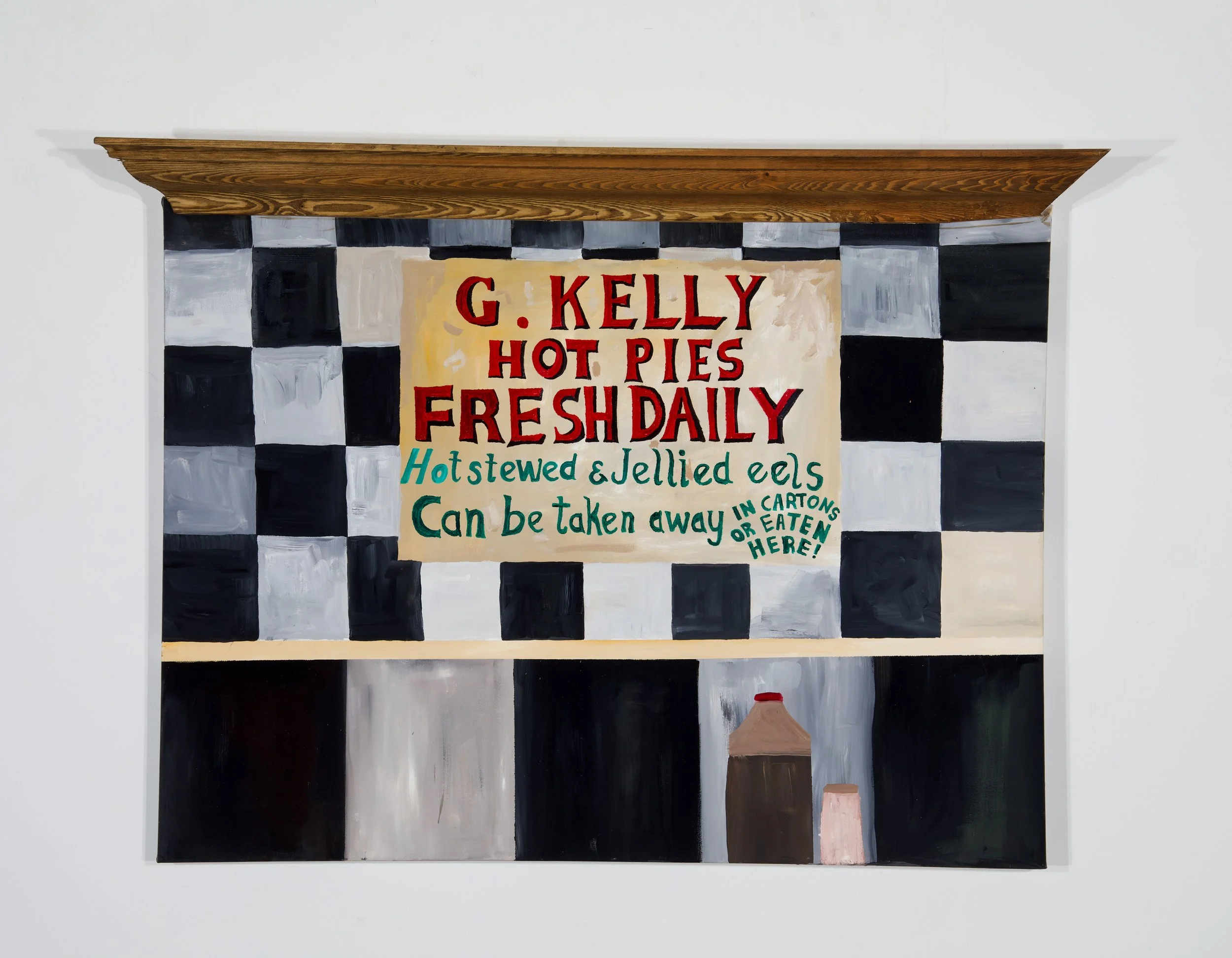 G.Kelly's  84 x 100cm  Oils on canvas + cornice