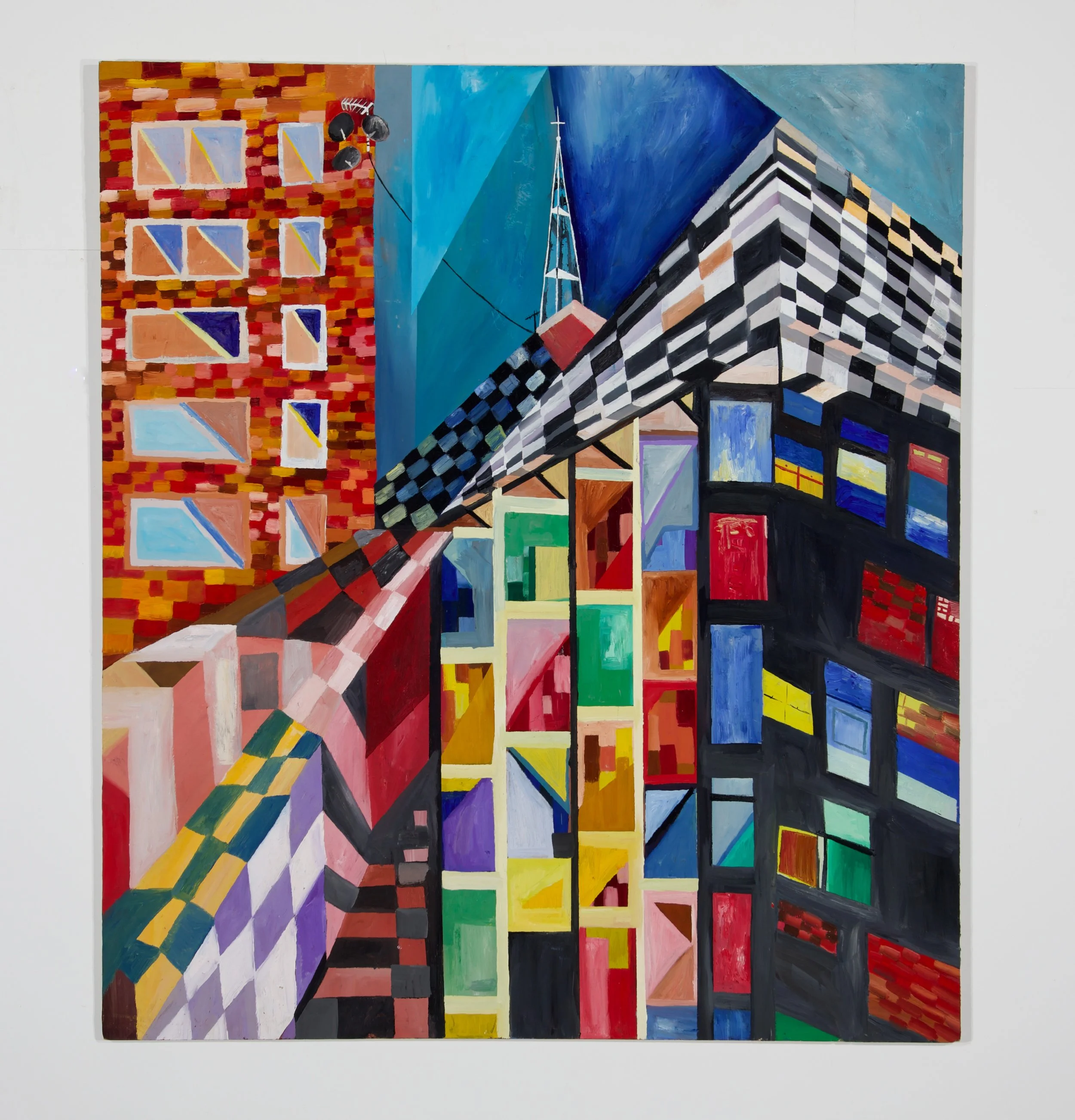 St Gabriel  138 x 122cm  Oils on wood