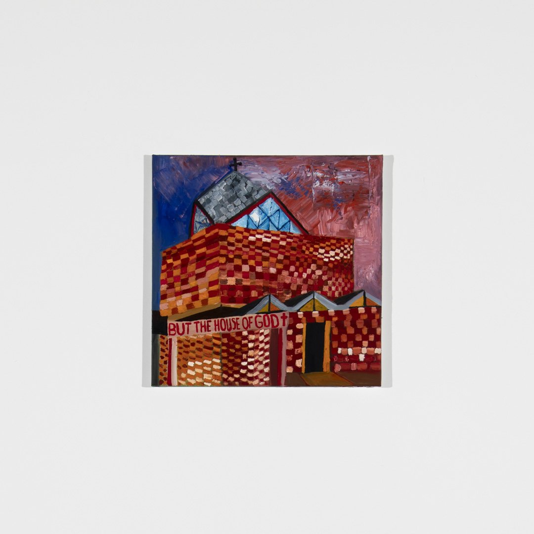 St Pauls  40 x 40cm  Oils on canvas