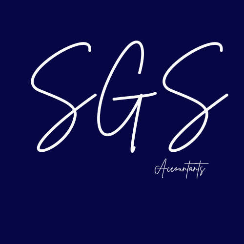 Blue SGS Accountants Business Logo