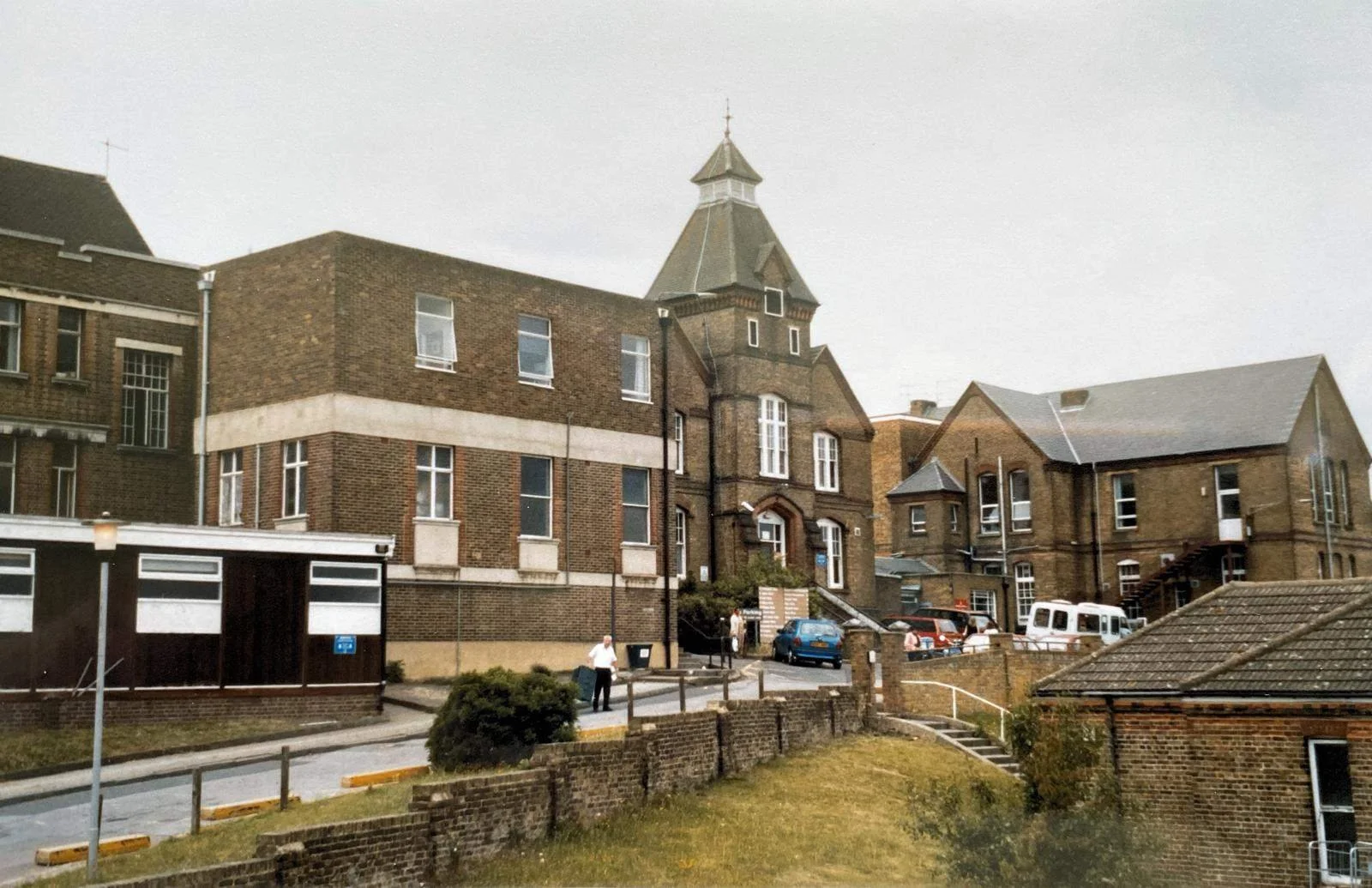 An old photo of the All Saints Hospital building where The Oliver Fisher Special Care Baby Unit first opened