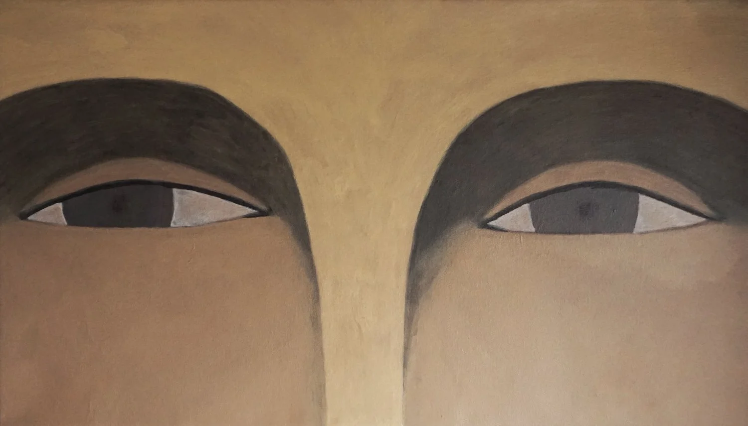 Retrato femenino, Ana de Nuquí, acrílico sobre lienzo,  Daniza, 2024, arte contemporáneo figurativo latinoamericano.