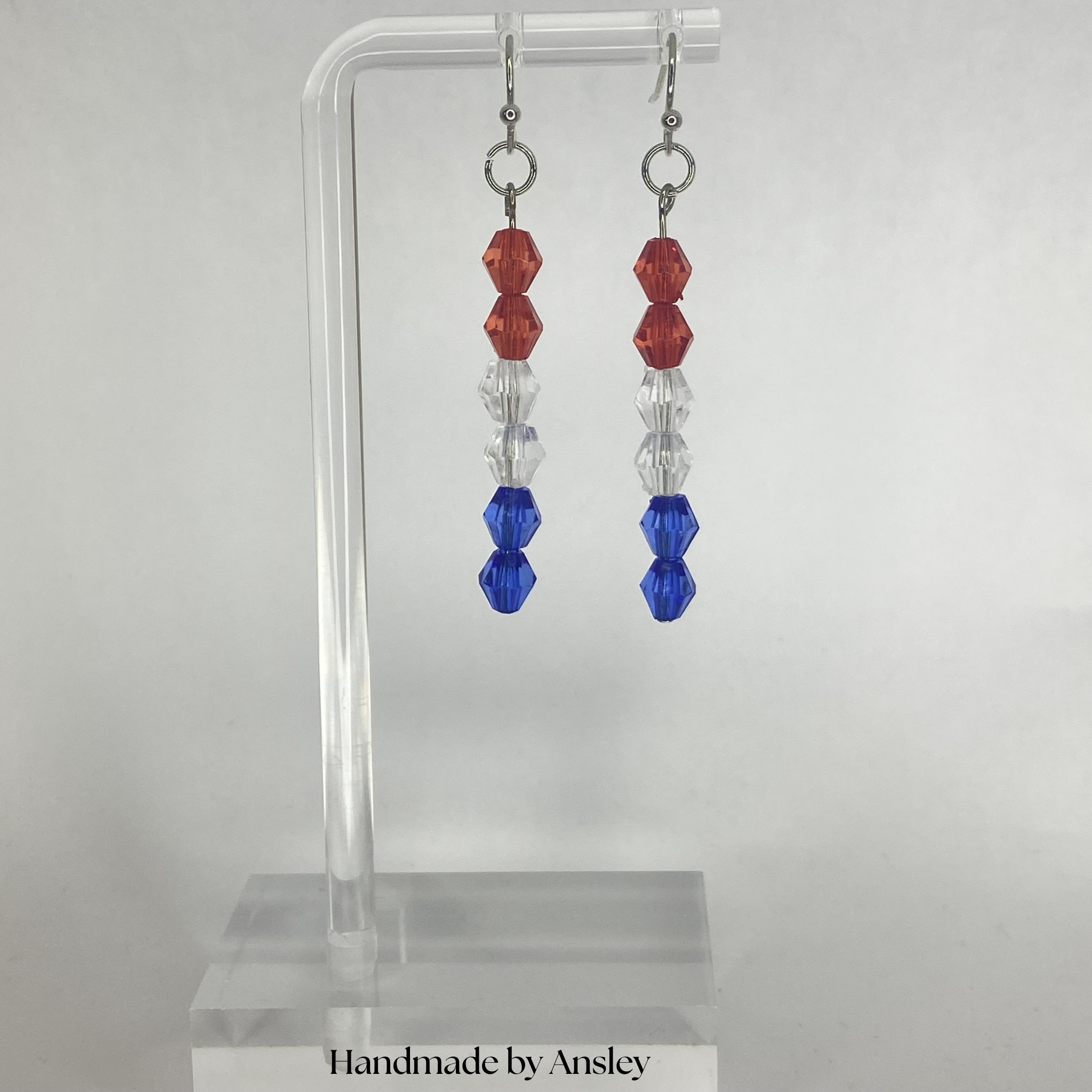 Patriotic Line Earrings