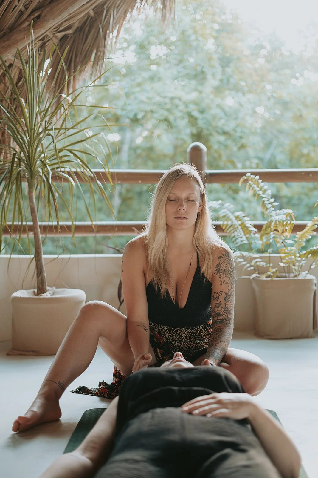 Breathwork lors d'une retraite au Mexique avec Amélie Girard et Carolane Perron-Labelle