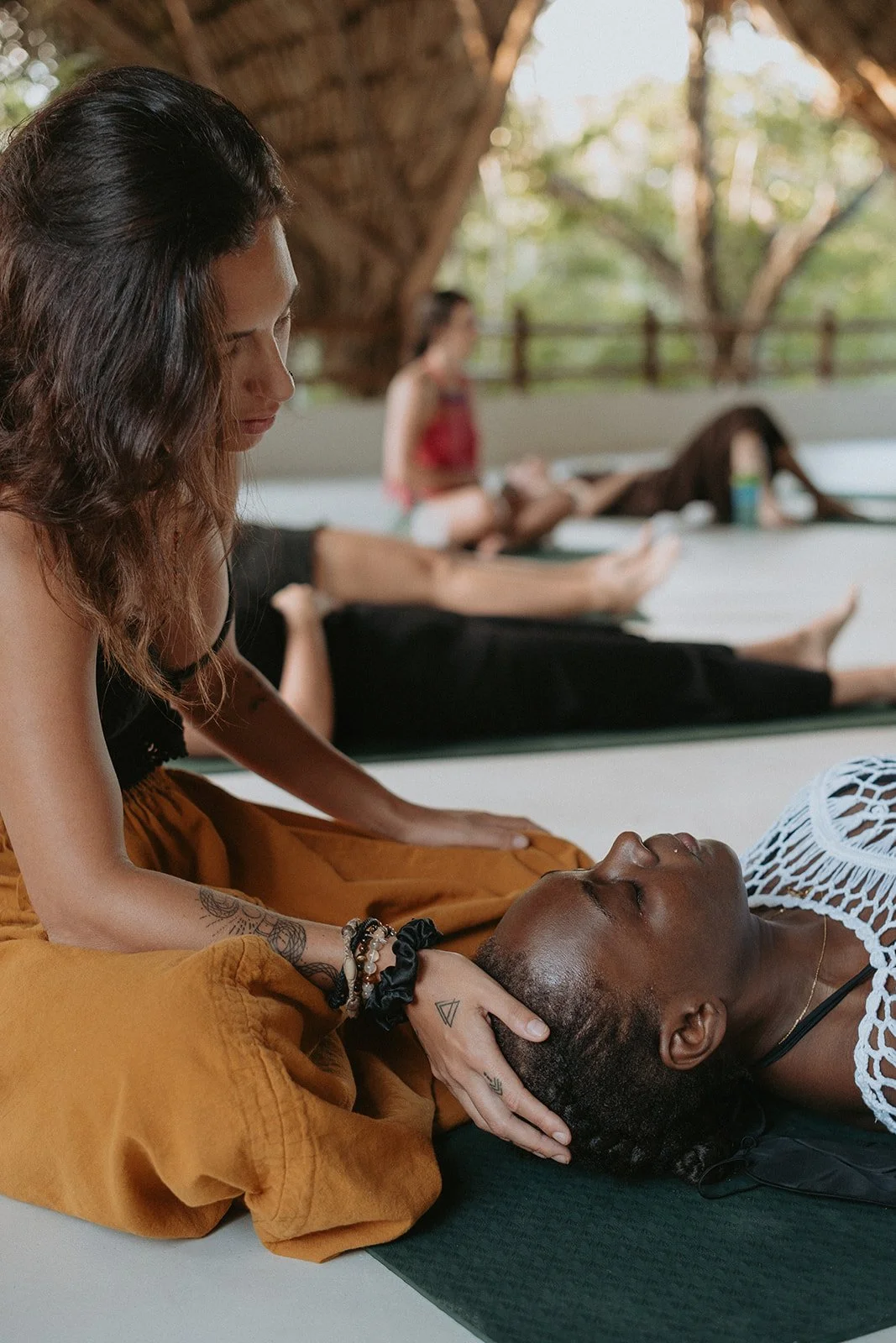 Breathwork lors d'une retraite au Mexique avec Amélie Girard et Carolane Perron-Labelle
