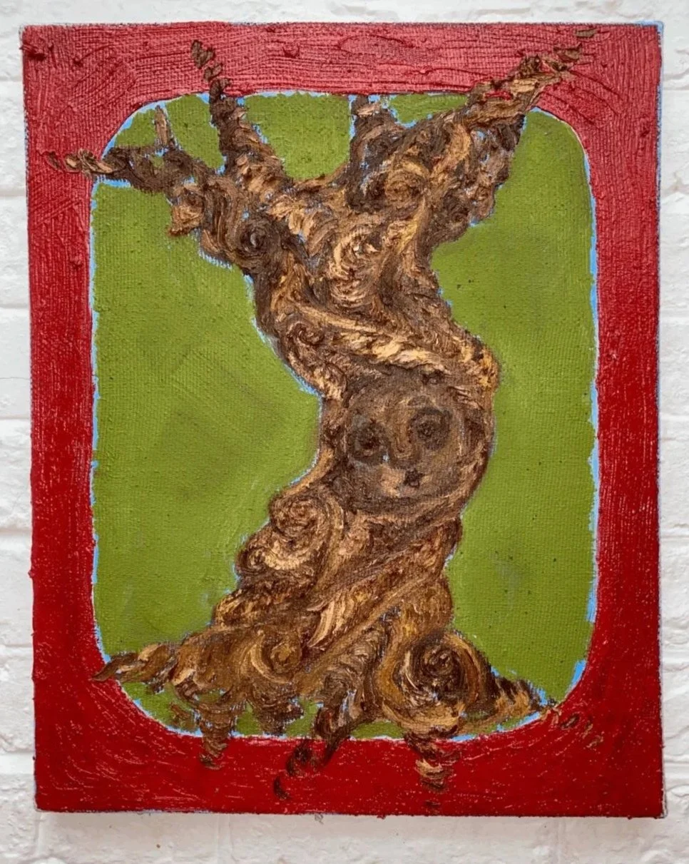 Tree Man No2 | 2024 | Oil on linen  | 42 × 59cm