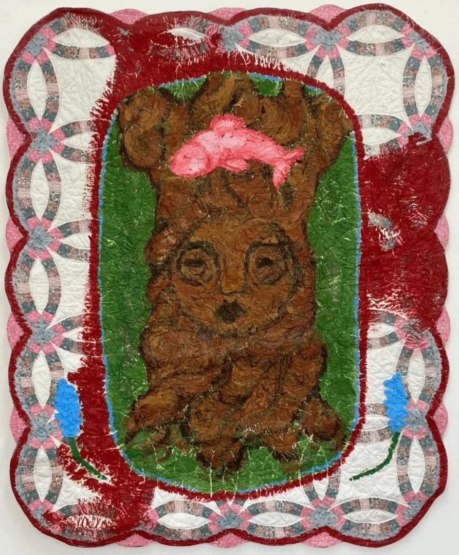Tree Man | 2024 | Oil on quilt | 170 × 220 cm