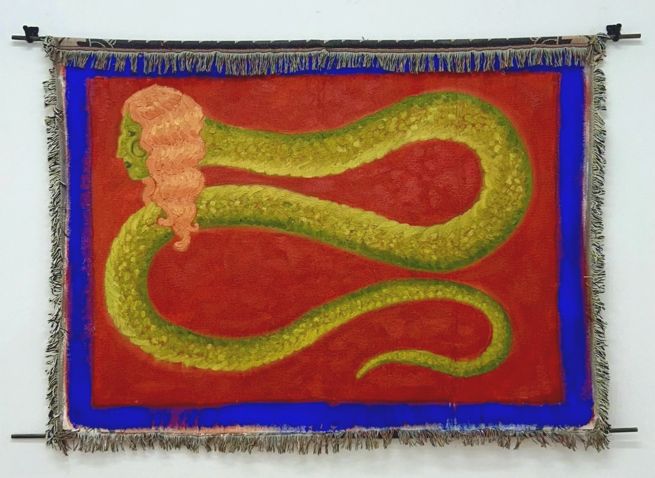 What if a woman was a snake? | 2026 | Oil on Blanket | 156 x 114 cm