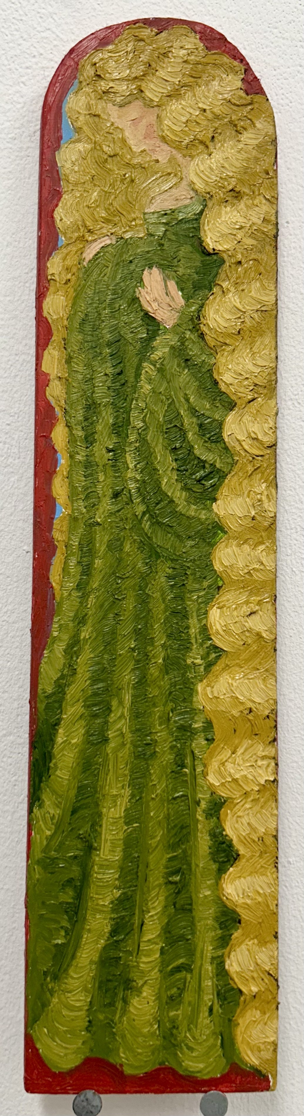 Same coin (side A) | 2025 | Oil on panel | 8 x 36cm