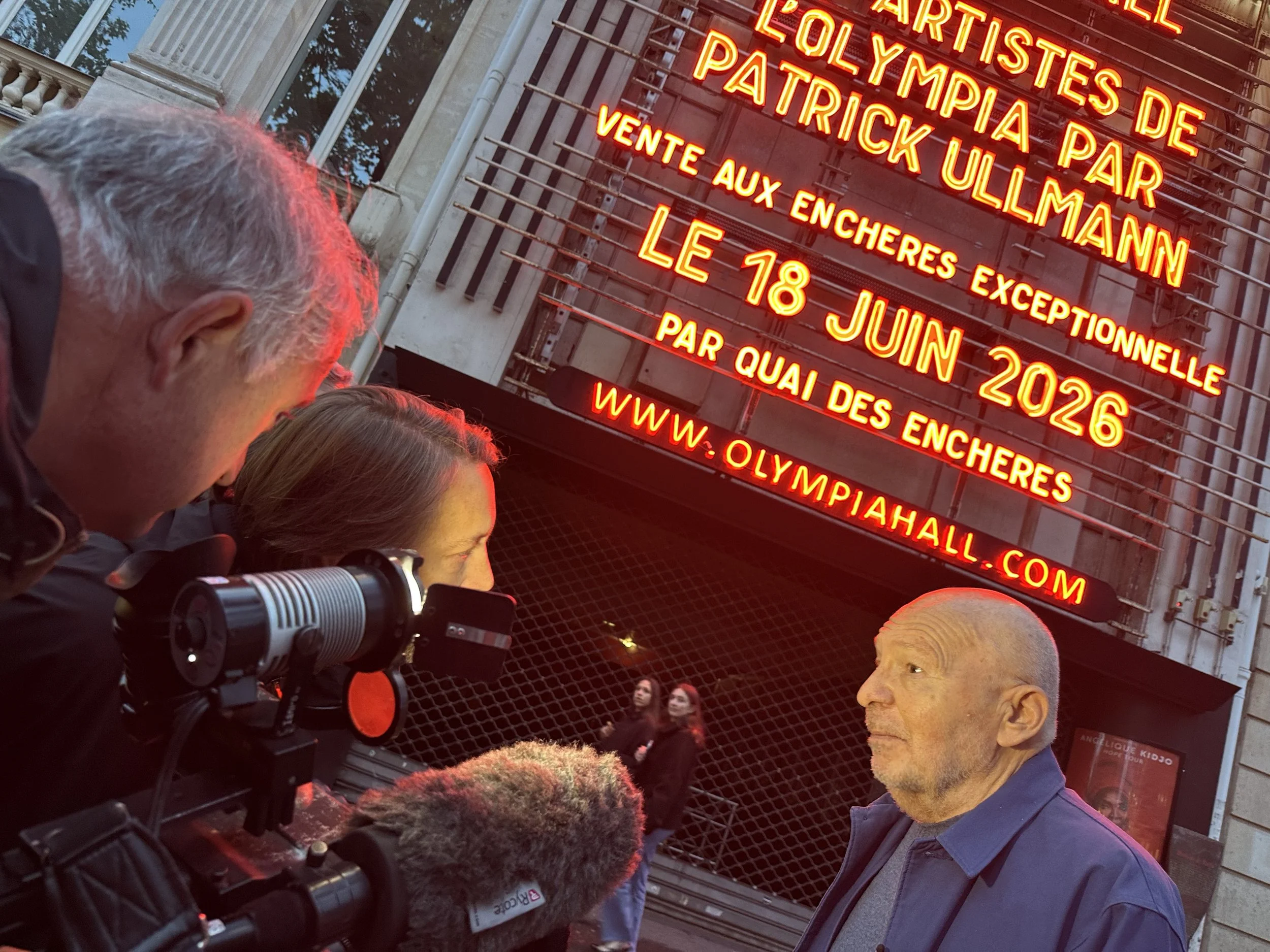 Vente aux enchères à l'OLYMPIA