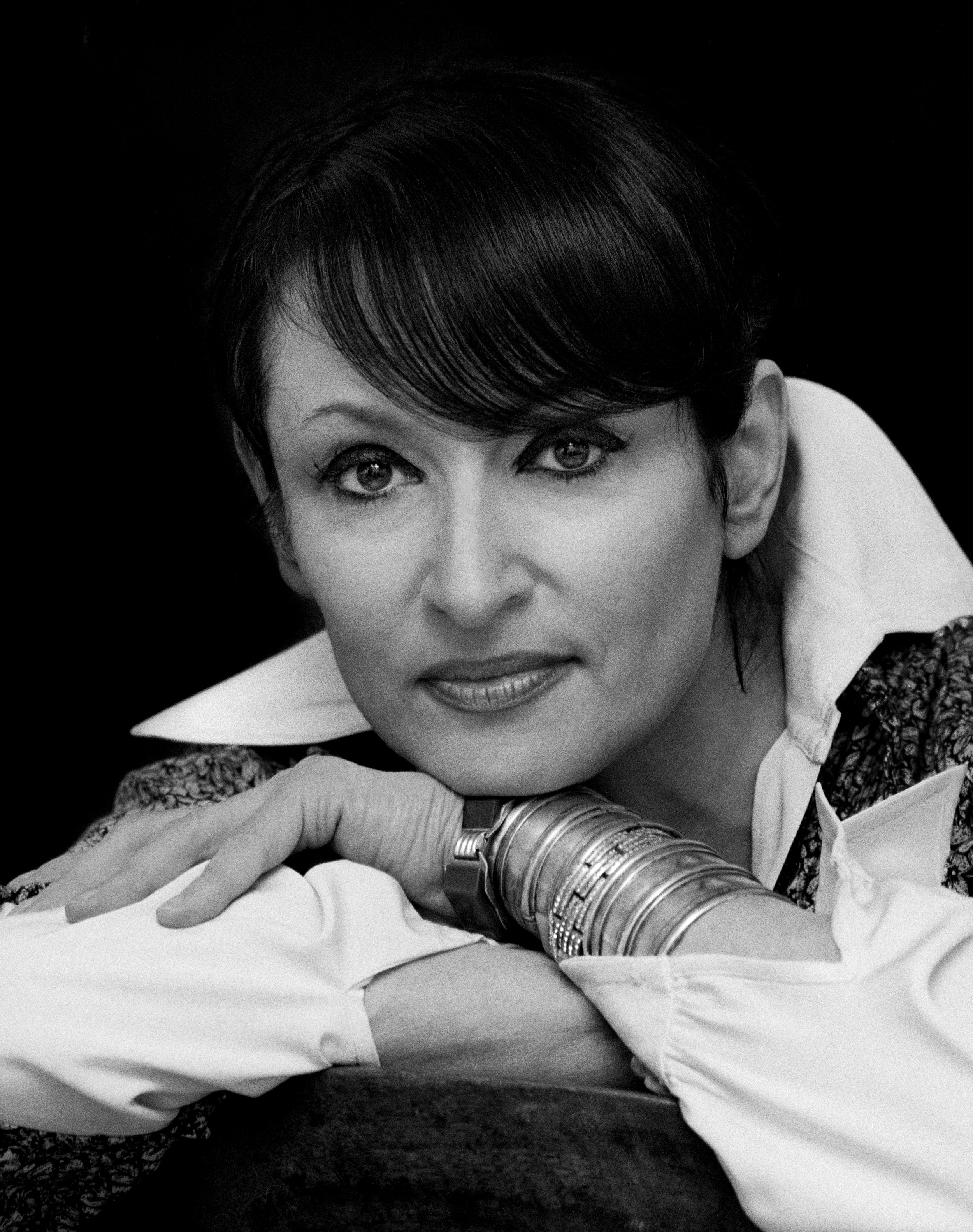 Portrait en noir et blanc Barbara