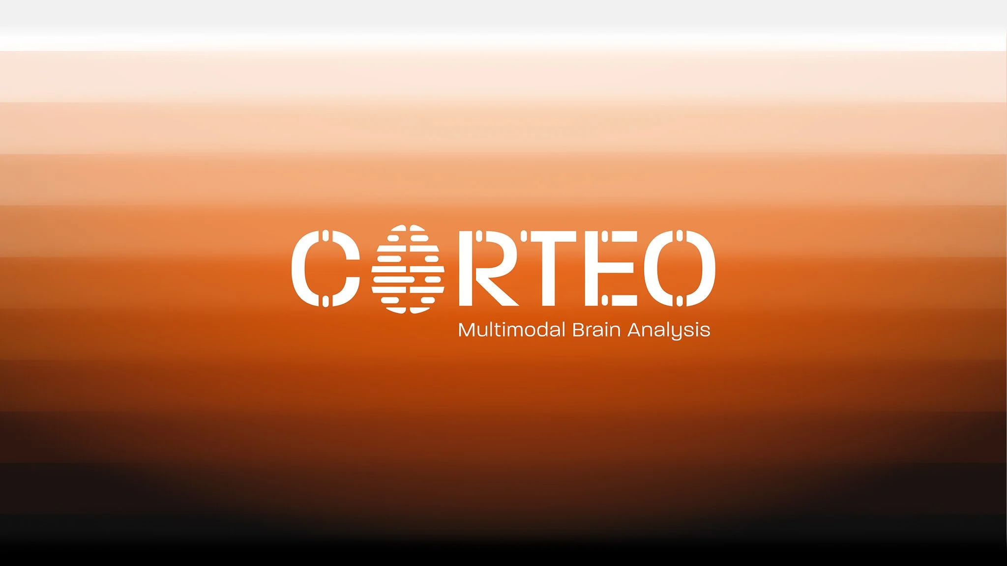 Official logo for CORTEO, a neurorehabilitation research platform. The visual identity reflects scientific precision and modern clinical infrastructure.