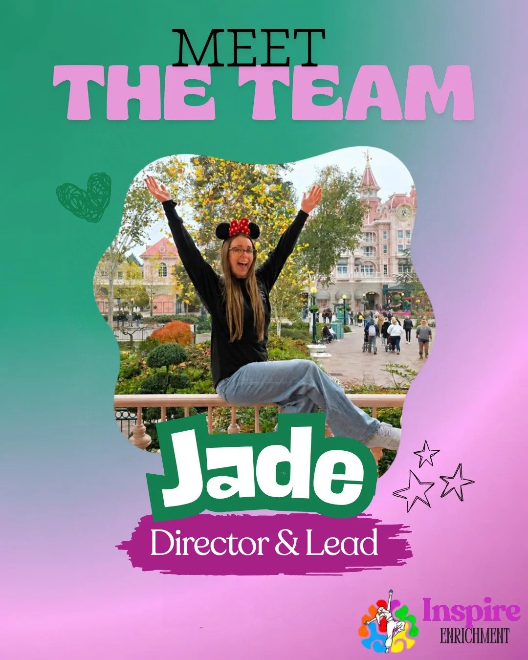 MEET THE TEAM! ✨

We&rsquo;re excited to introduce you to the amazing people behind Inspire Enrichment! 💚

We&rsquo;re starting with Jade who is our Director &amp; Lead 🫶 Get to know a little more about Jade in our first Meet the Team post!

We&rsq