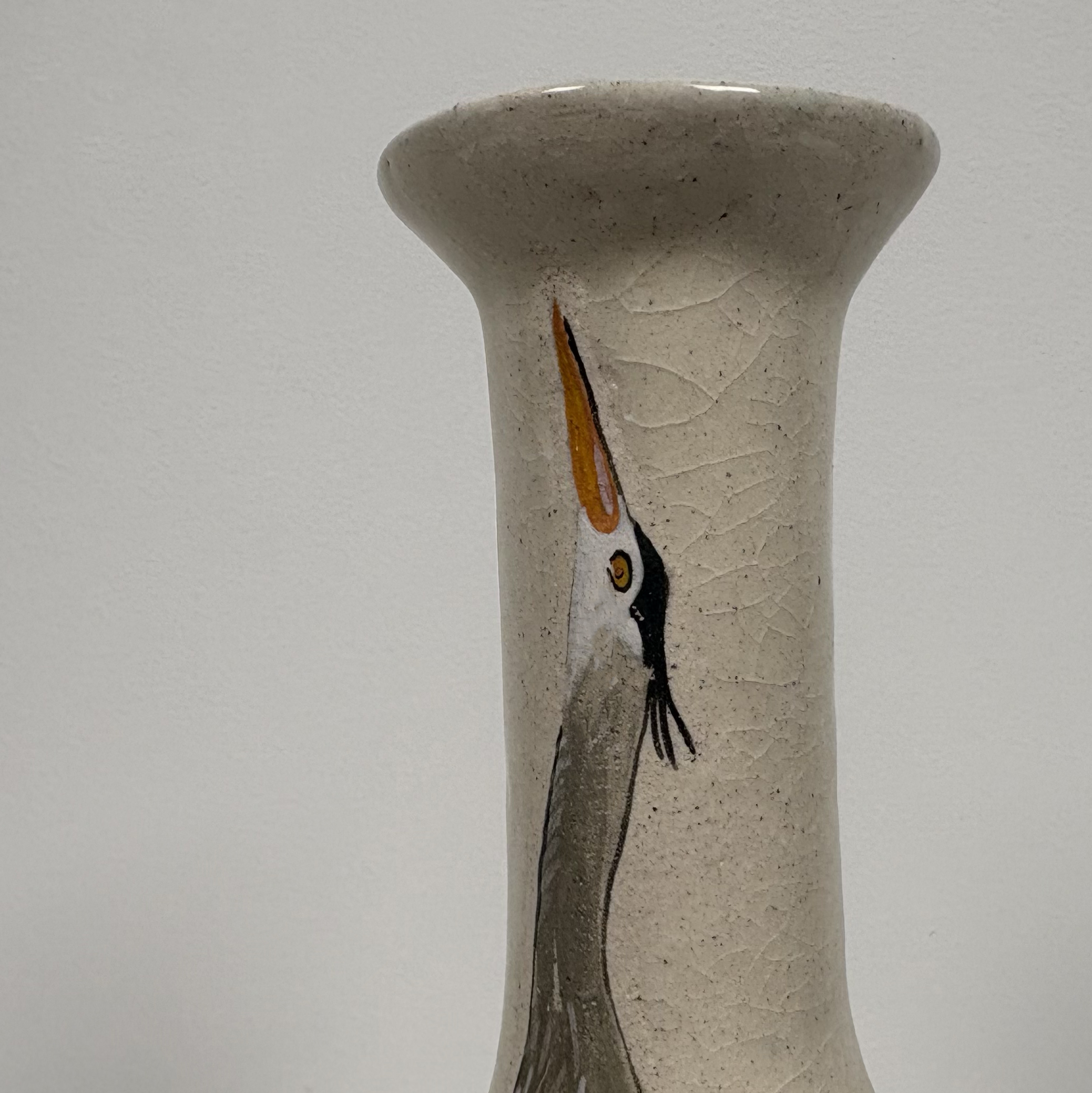 "Reaching Heron" (Close-up), 2026