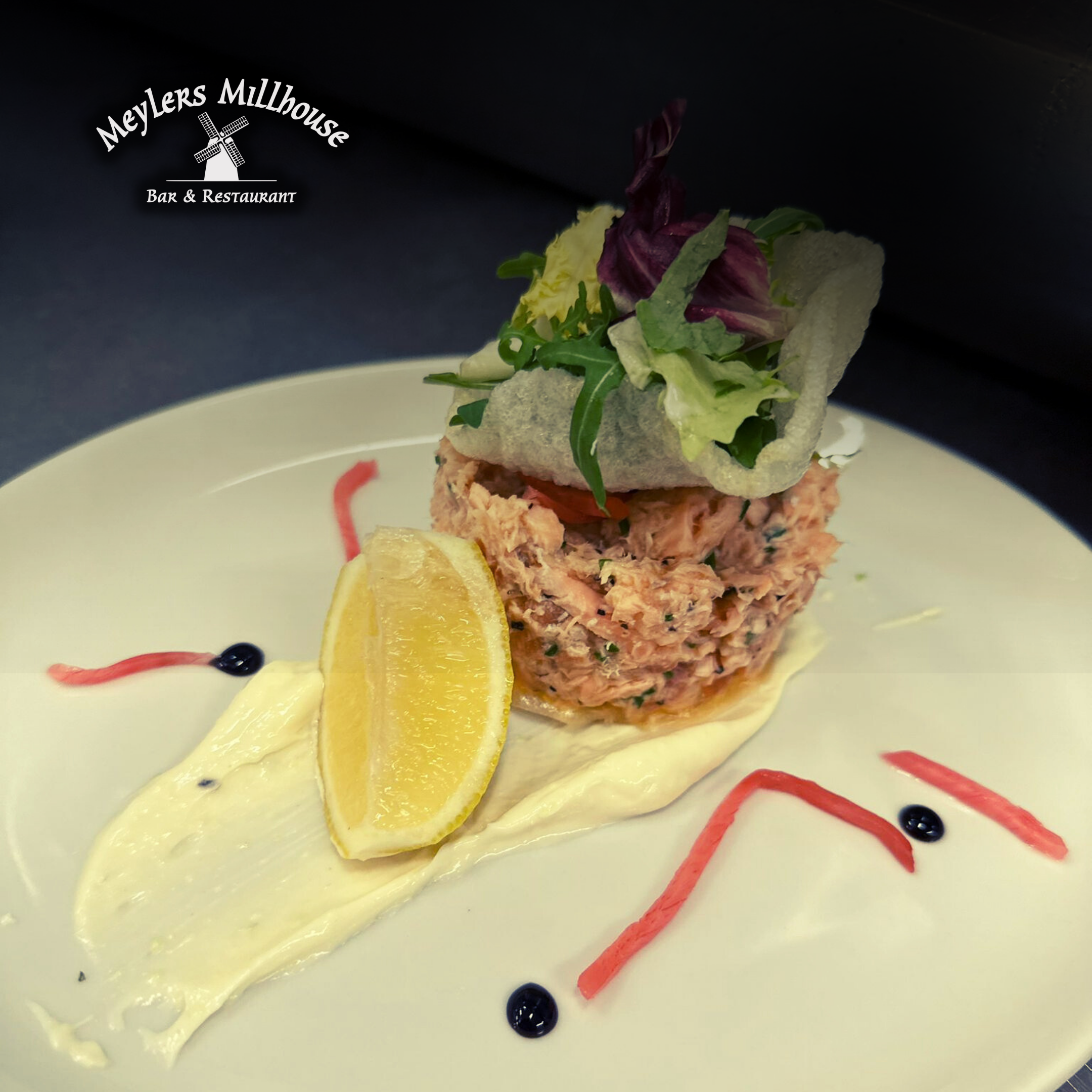 Salmon Rillette with a Wasabi Mayonnaise