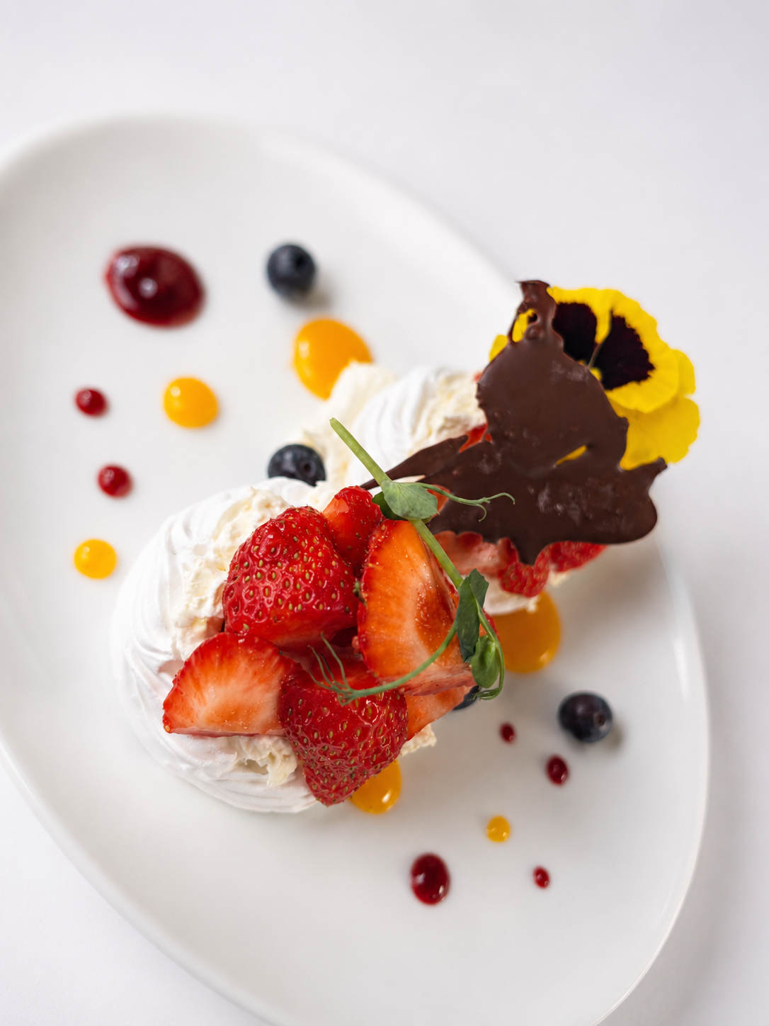 Wexford Strawberry Pavlova.