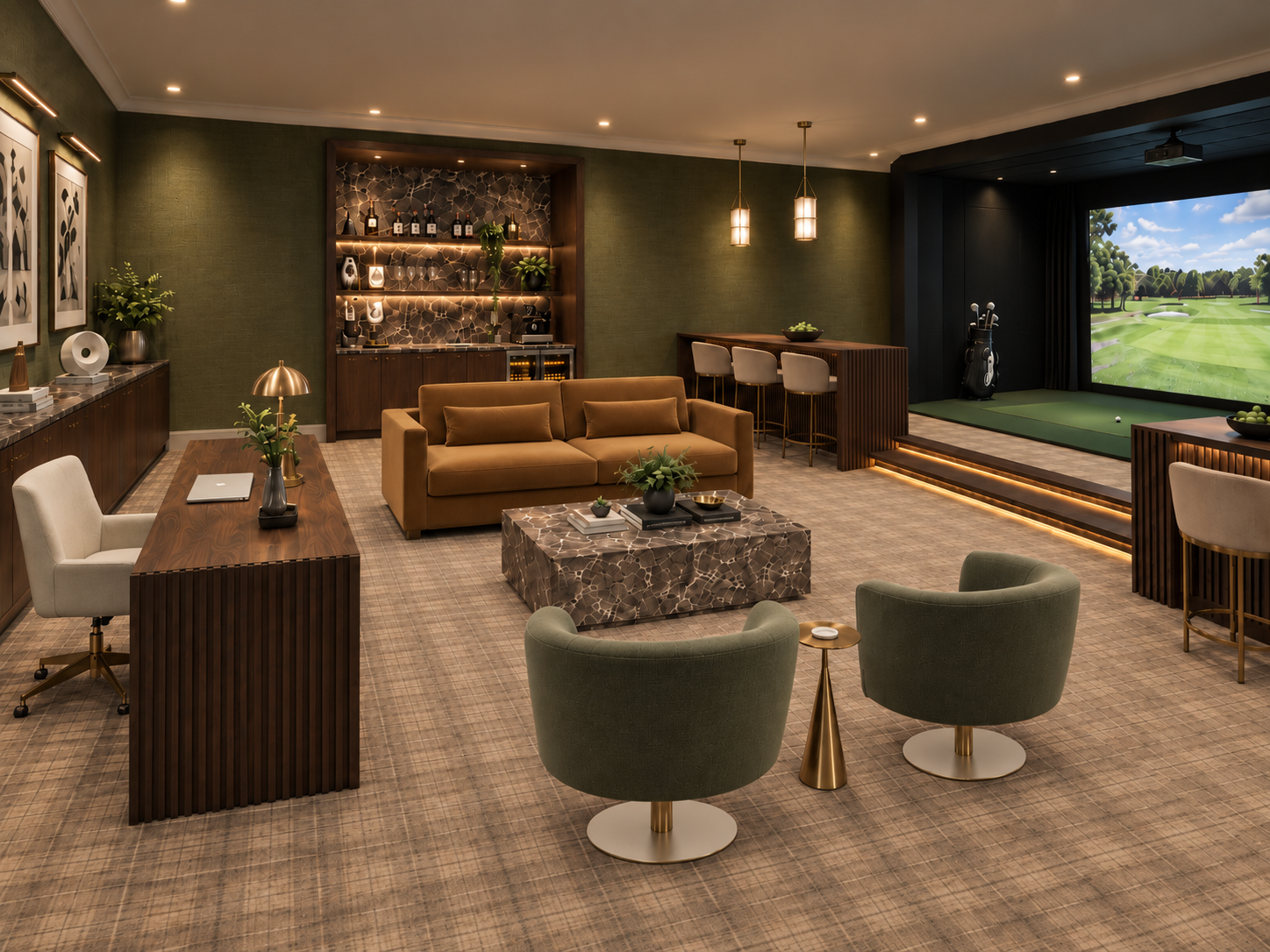 Office & Golf Lounge