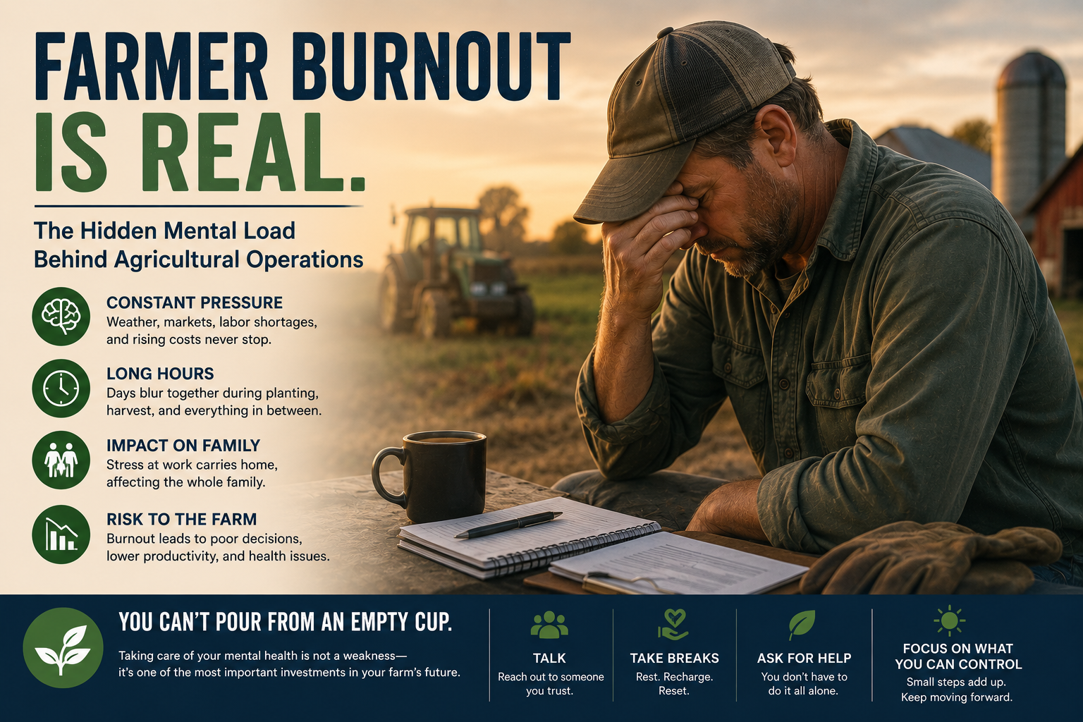 Farmer Burnout Is Real: The Hidden Mental Load Behind Agricultural Operations